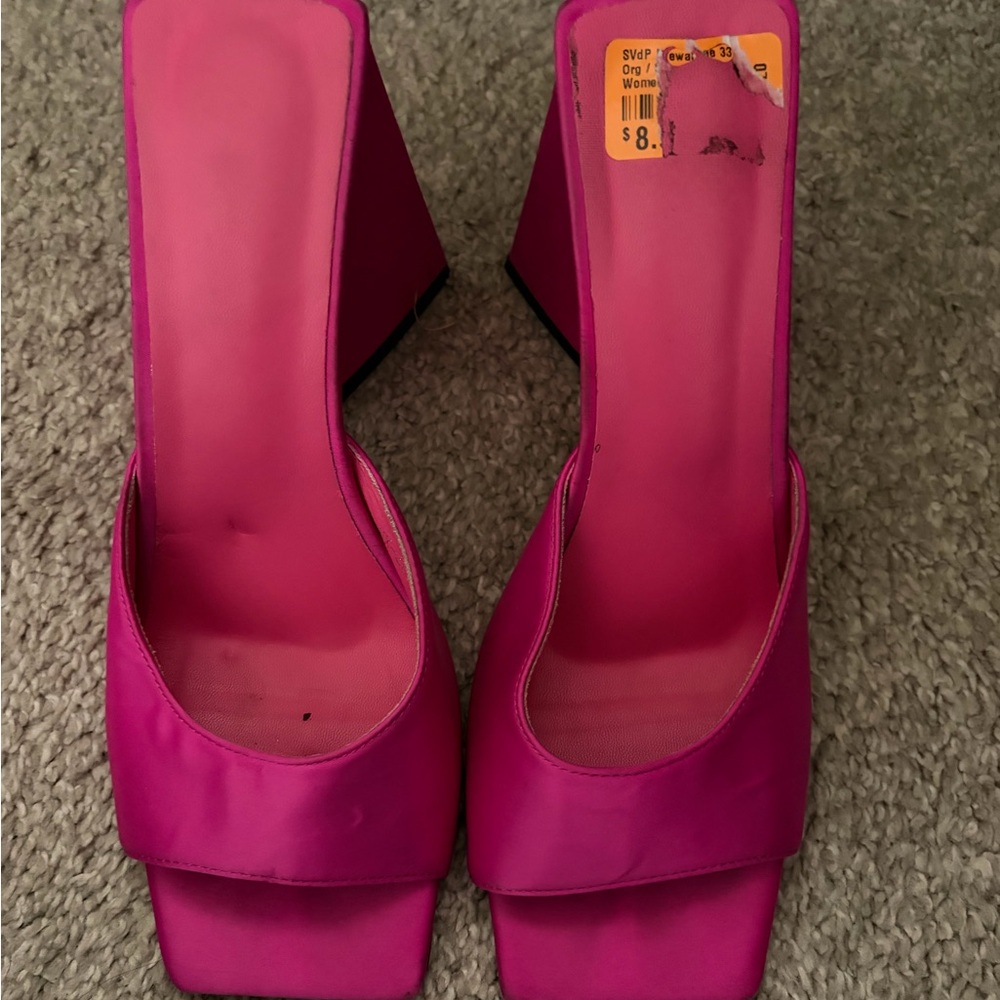 Women's Pink Slide Sandals